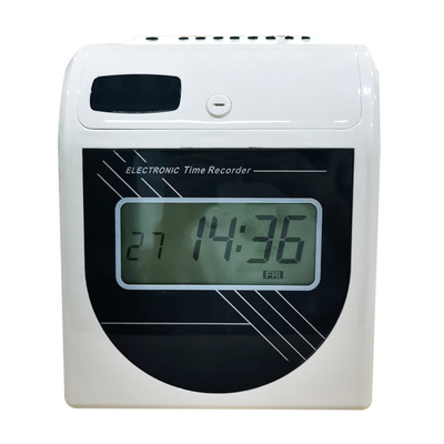 従業員の出席のためのLCD表示のデジタル時間レコーダーのパンチ カードの時間レコーダー