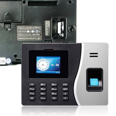 カード パスワード9V LCD指紋の時間出席システム