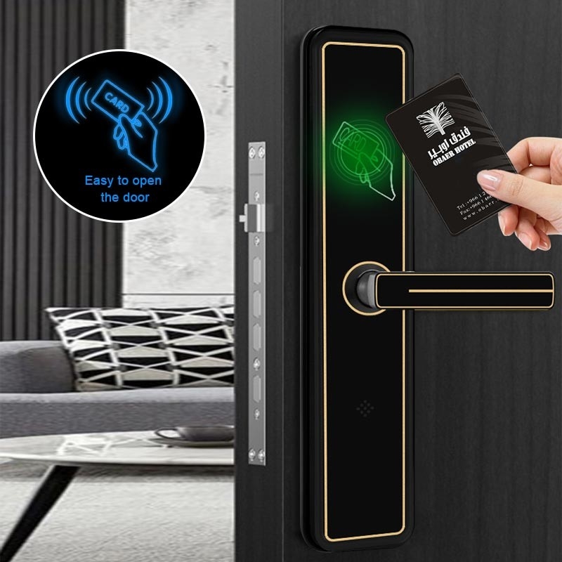 スマートな強打RFIDカード ドア ロックのホテルの部屋はホテルのためのアルミ合金を締める