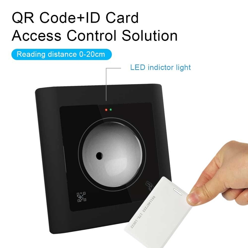 WiegandはRS484 NFC 13.56Mhz IC RFIDカード アクセス管理のカード読取り装置QRコード走査器を出力した