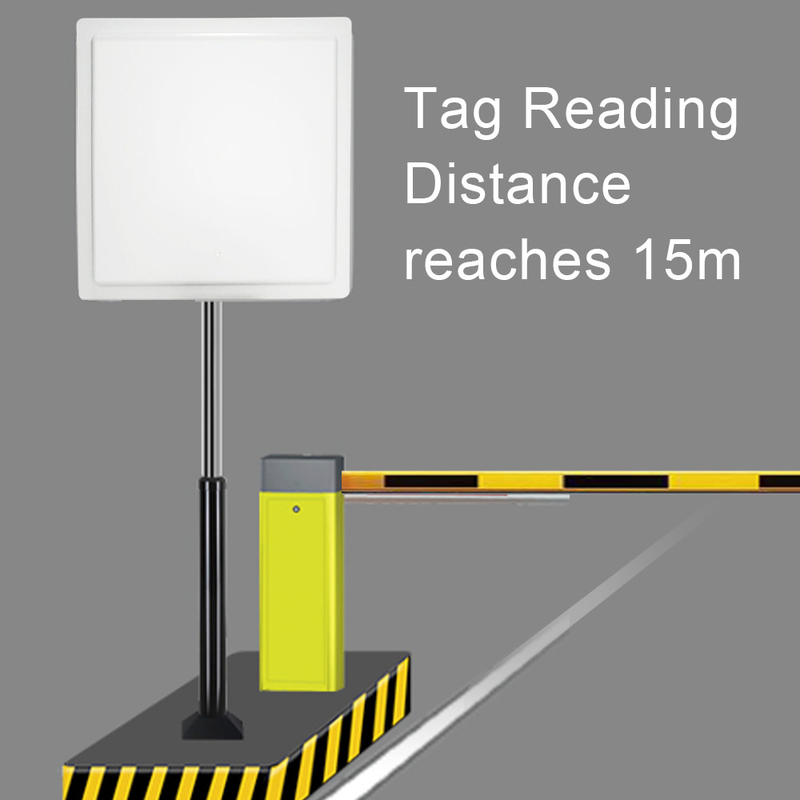 15m RS232/485 WG26/34リレーによって統合されるUhf Rfidの読者のゲート/ブームの障壁