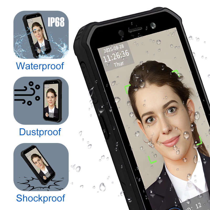 ポータブルタイムアテンデンスシステム アンドロイド バイオメトリック顔認識端末