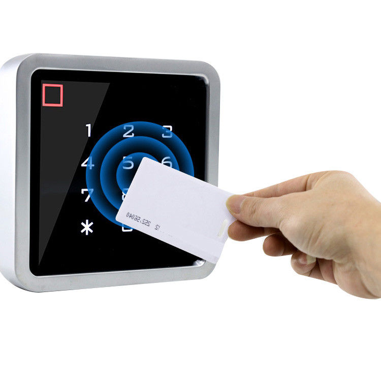 独立Mifare Rfidの指紋のアクセス管理の金属の箱の接触キーボード