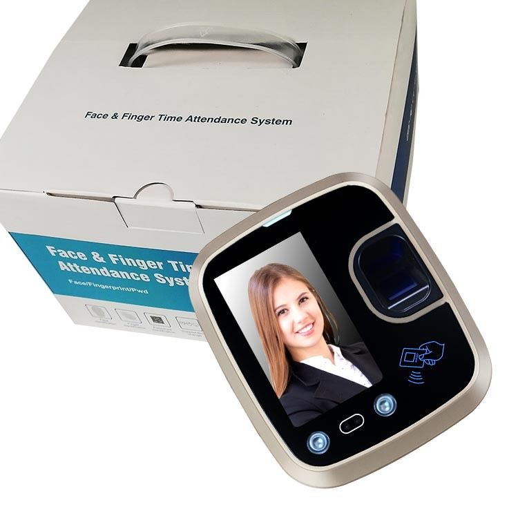 タッチ画面RFID 4.3インチの生物測定の顔認識システム