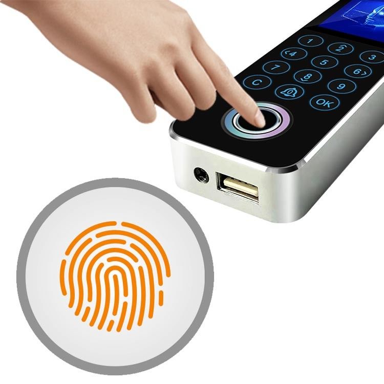 ネットワークTCP/IPの金属の箱RFID MifareカードIP65指紋のアクセス管理のドアのアクセス管理