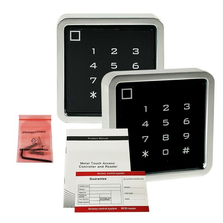 金属の箱のキーパッドはIP68 RFIDカード アクセス管理を防水する