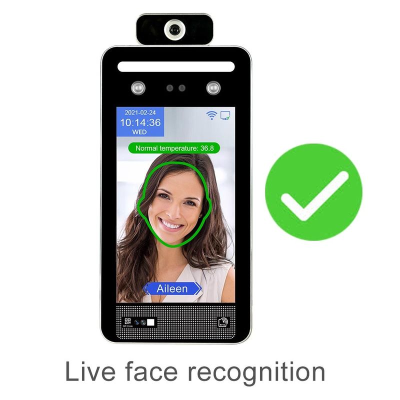 イタリアの健康診断書コード顔認識の温度システムEUデジタルScaricare緑のパスの走査器