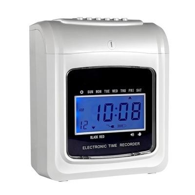 LCD表示のデジタル時間レコーダーのオフィスの時間レコーダーのパンチ カード機械