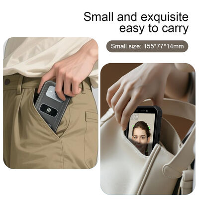 5.5インチタッチスクリーン 、0.3秒 顔認識速度 タイムアテンダンスターミナル - 5000 台の顔容量