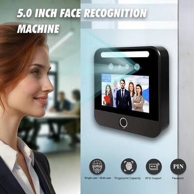 Cloud Based Face Recognition Attendance Machine Built-in Backup Battery and 4G SIM GSM