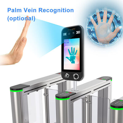 5 Inch Touch Screen Face Fingerprint QR Code Access Control System Waterproof Time Attendance Device