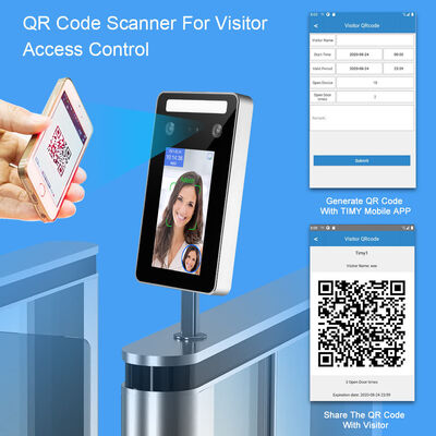 防水AI動的顔認識端末 RFIDカード認識無料ソフトウェア モバイルAPP