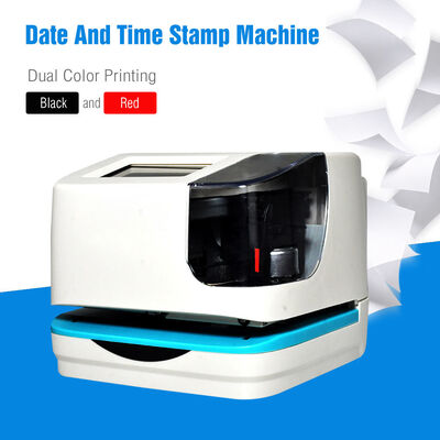日時スタンプマシンパンチ出勤記録機デュアルカラーブラックレッドドットマトリックス印刷Wi-Fiタッチスクリーンセキュリティタイムクロック