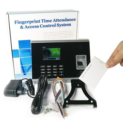 オフィス従業員のキーパッド9Vの指紋の出席機械