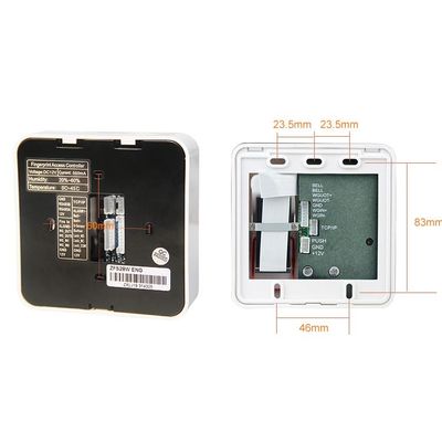 オフィスの学校の出版物のキーパッドの指紋のドアのアクセス管理 システム