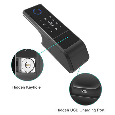 TuyaスマートなWifiロック移動式制御指紋RFID開いた平らな家ロック