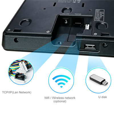 0.2s多人々は顔認識の時間出席装置時計のアクセスを