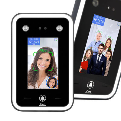 スマートなAI 4.3インチの生物測定の表面検出のアクセス管理 システム出席機械