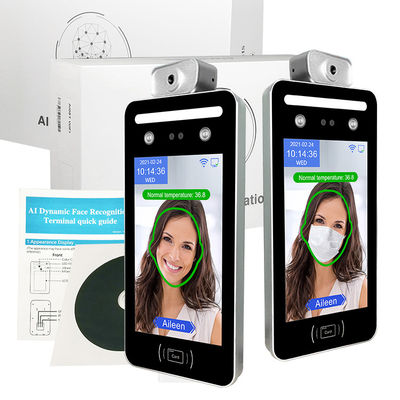 0.5Mの顔認識のタイム レコーダーの末端の熱温度の測定