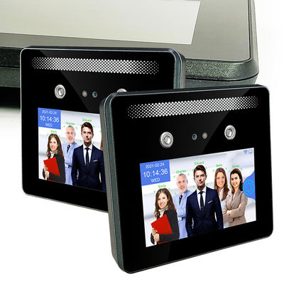 5インチ多人の顔認識の出席機械従業員のタイム レコーダー