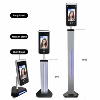 2.5mの検出を記録するTCP WDRの指紋の出席機械時間